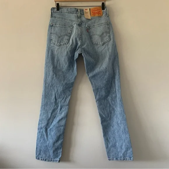 Levi’s 541 Athletic Taper Fit Mens Jeans 30x32 Light Wash Distressed Stretch NWT